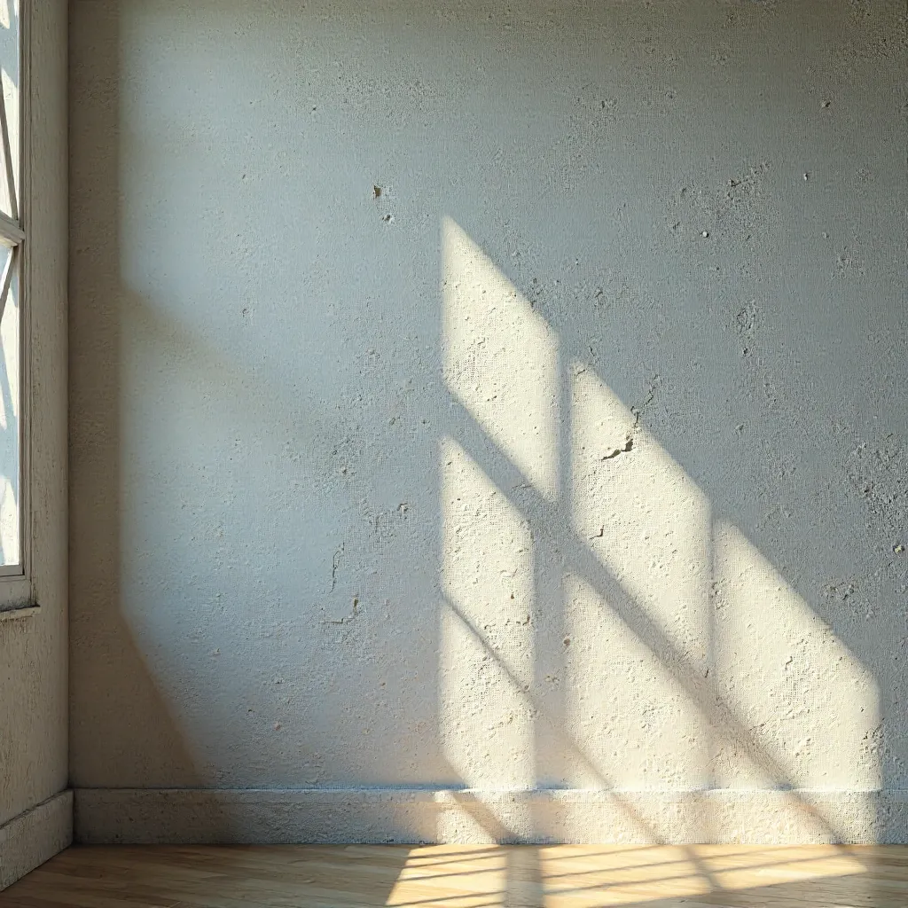 Textured Geometric Light on a Wall