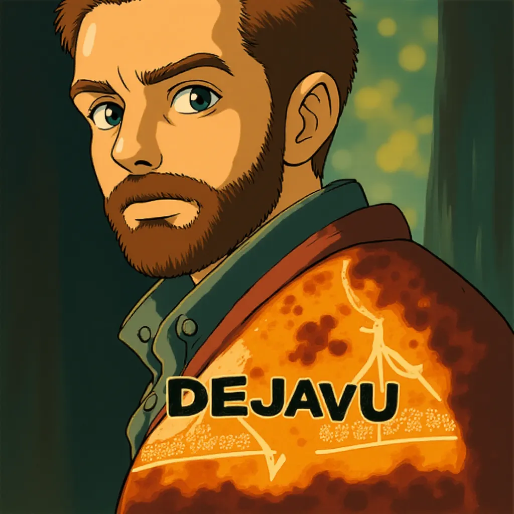 Denzel Washington and Paula Patton in Deja Vu (2006) - Anime style