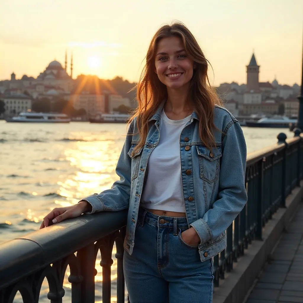 Casual Portrait on Galata Bridge, Istanbul