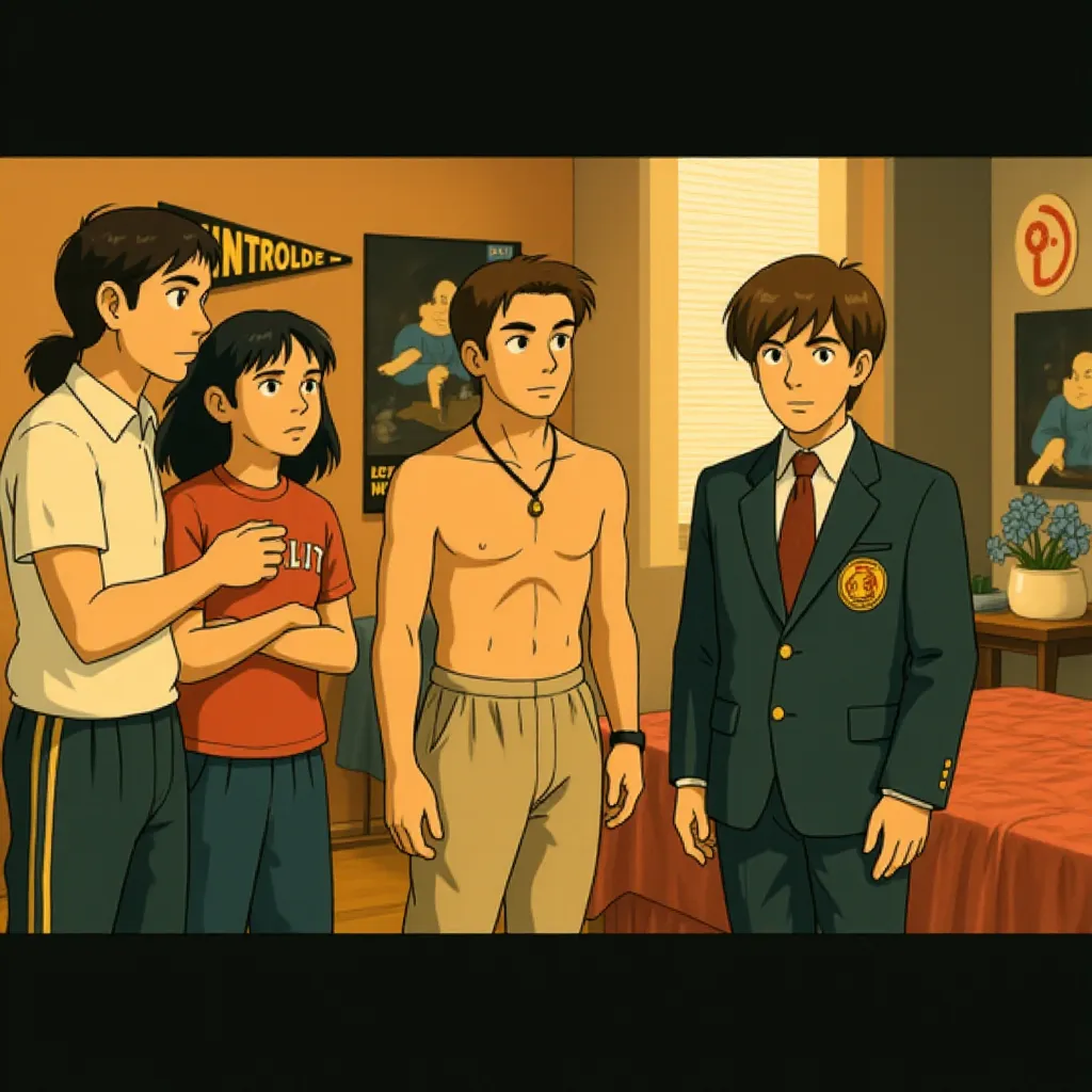 Amanda Bynes, Channing Tatum, Brandon Jay McLaren, and Clifton MaCabe Murray in She's the Man (2006) - Anime style