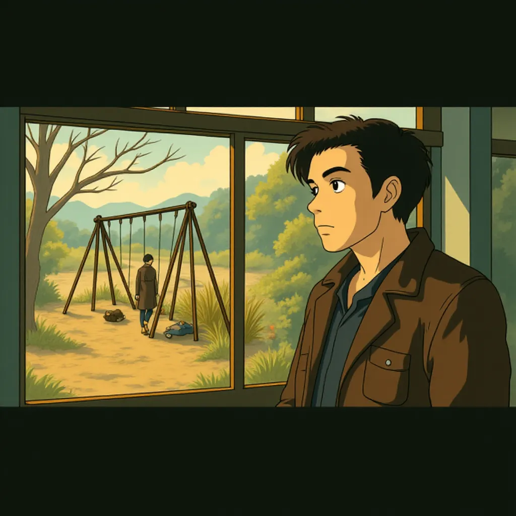 Clive Owen and Clare-Hope Ashitey in Children of Men (2006) - Anime style