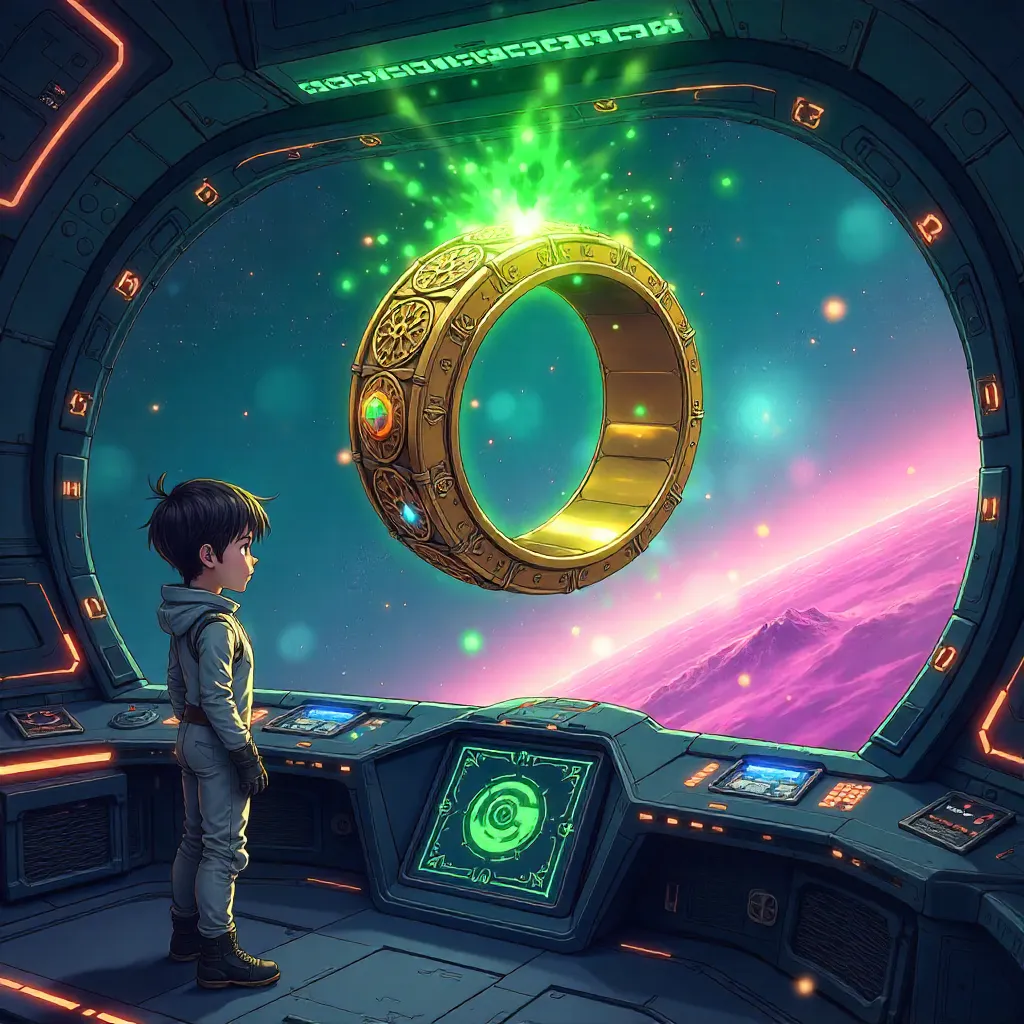 Enchanted Ring in a Starship - Anime Fusion