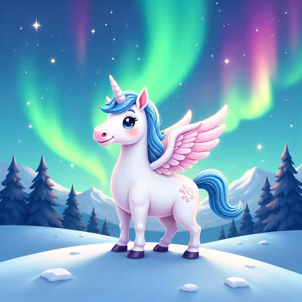 Aurora Pegasus Under Northern Lights