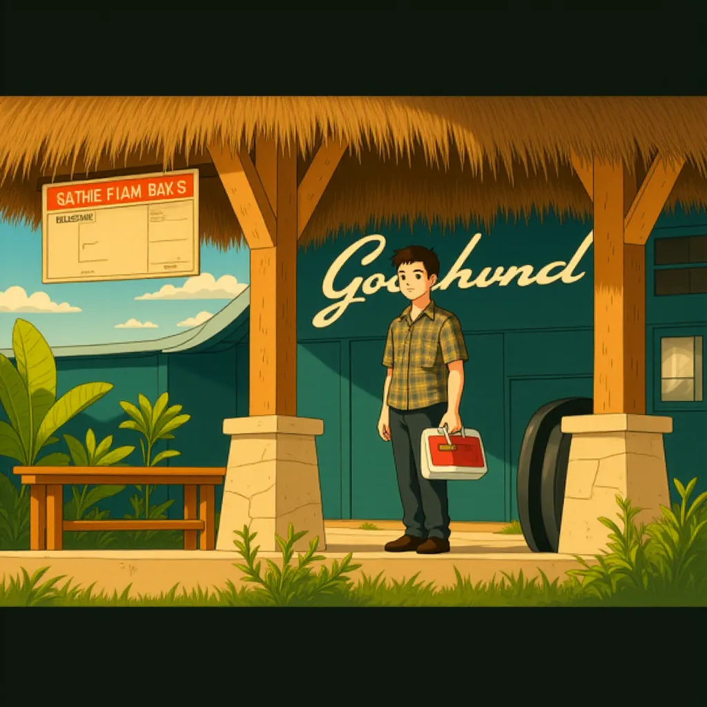 Jake Gyllenhaal in Road House (2024) - Ghibli style