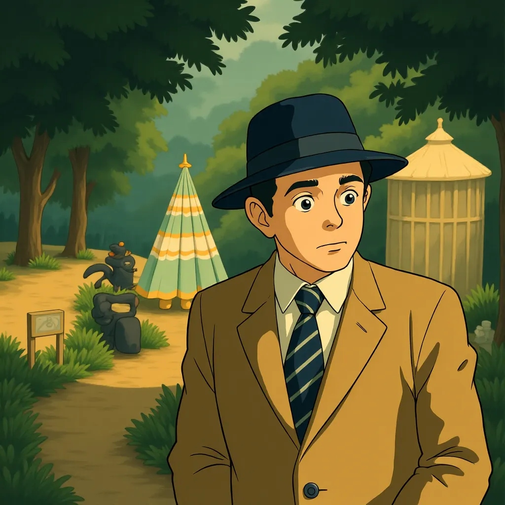 Jared Harris in The Man from U.N.C.L.E. (2015) - Anime style