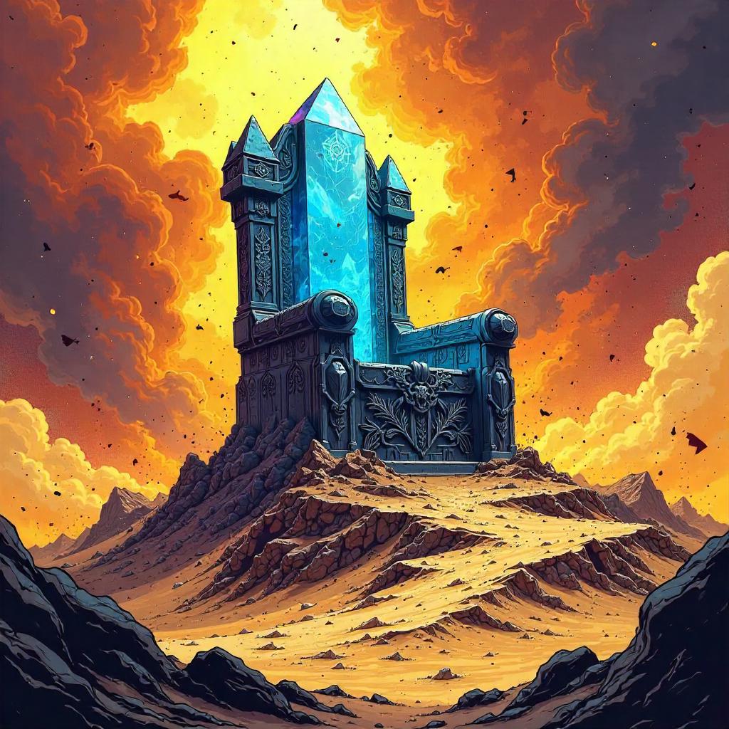 Crystal Throne in the Sandstorm — Comic Epic