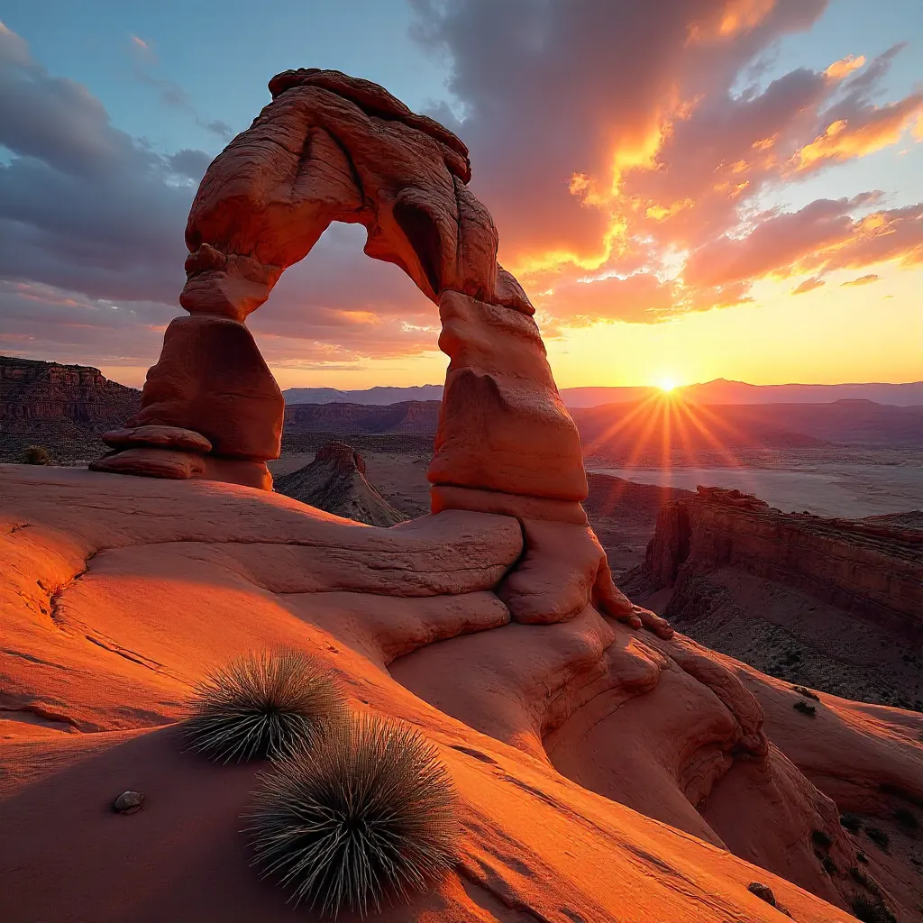 Sunset Glow on Delicate Arch, Arches NP