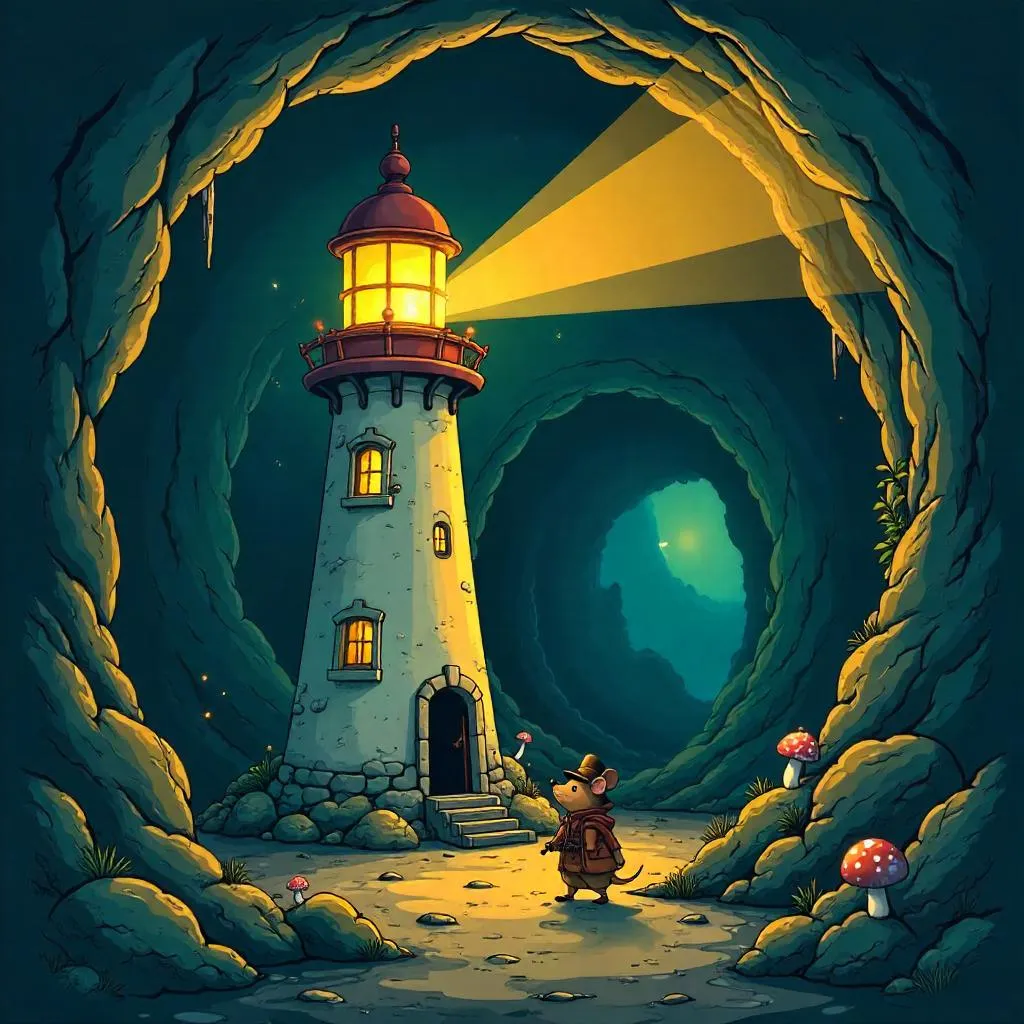 Lighthouse in the Catacombs - Cartoon Adventure