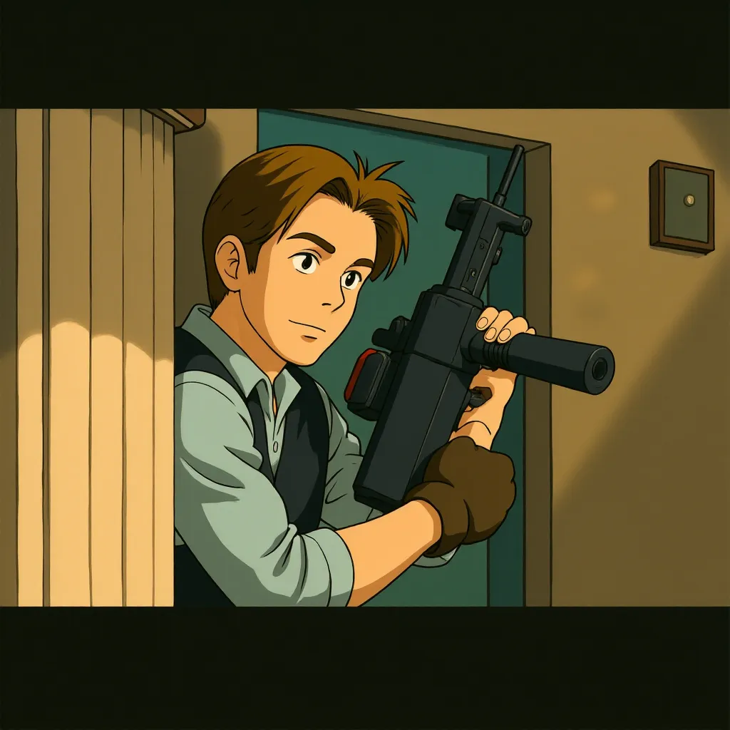 Dolph Lundgren in The Expendables 2 (2012) - Anime style