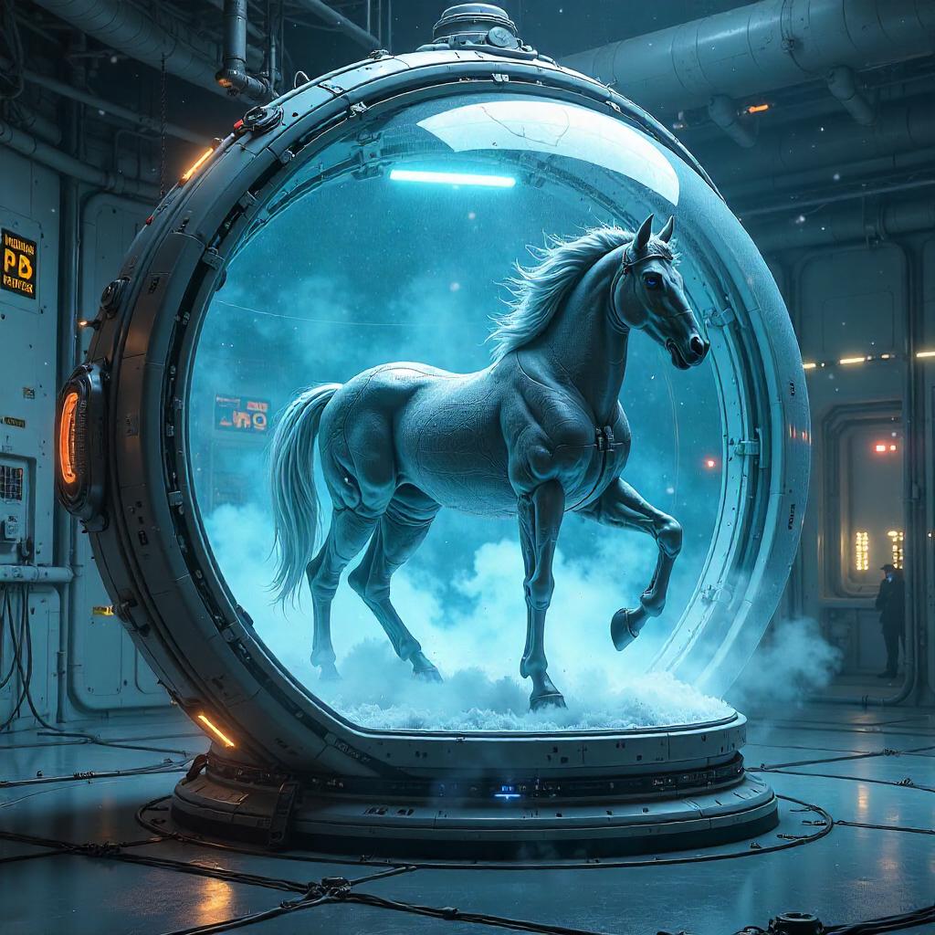 Cryogenic Centaur Concept Art in a Chamber