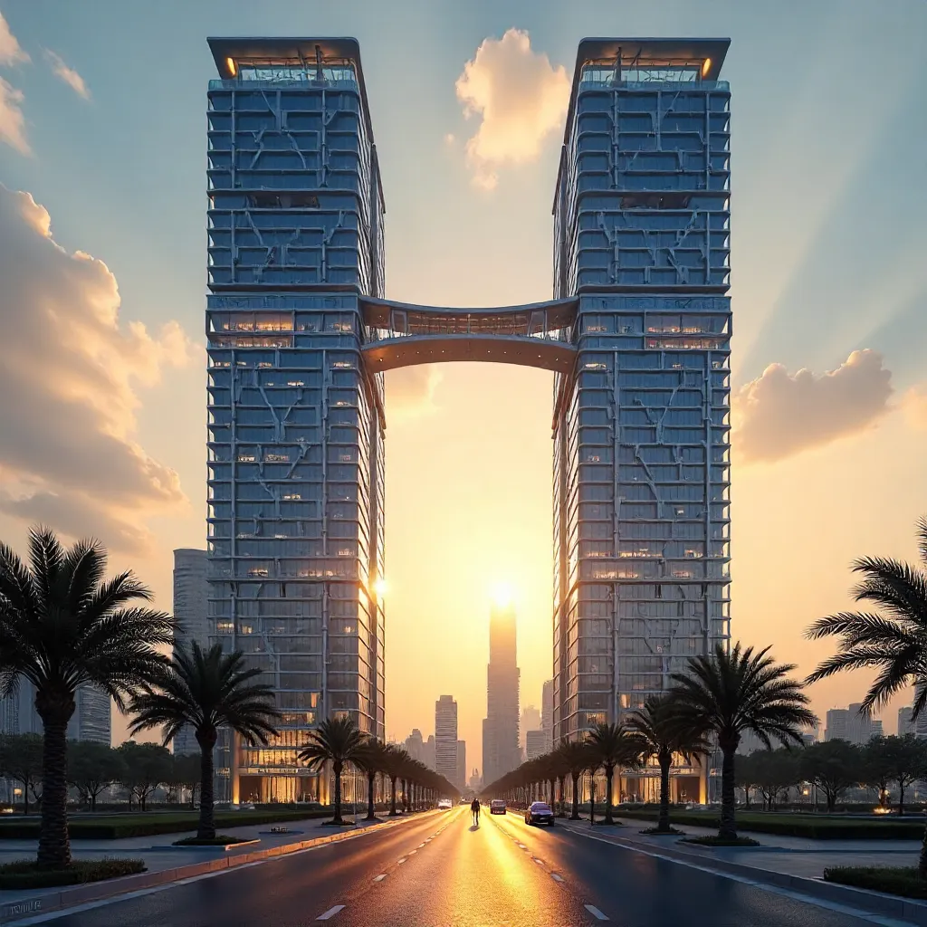 One Za'abeel: Sky-Bridge Twin Towers