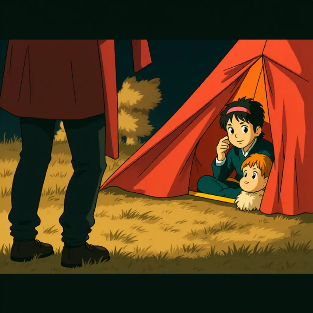 Sam Rockwell and Bonny in Seven Psychopaths (2012) - Anime style