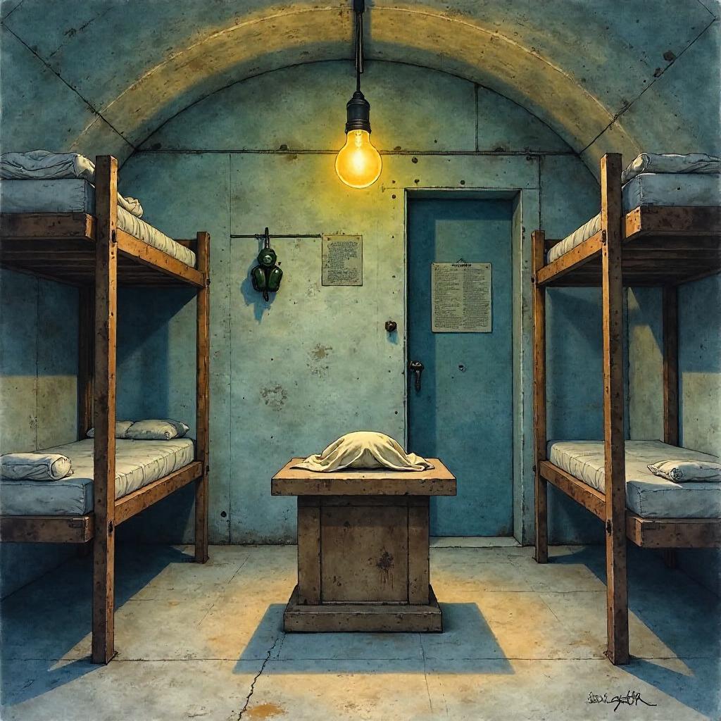 Sacred Relic in a Bomb Shelter