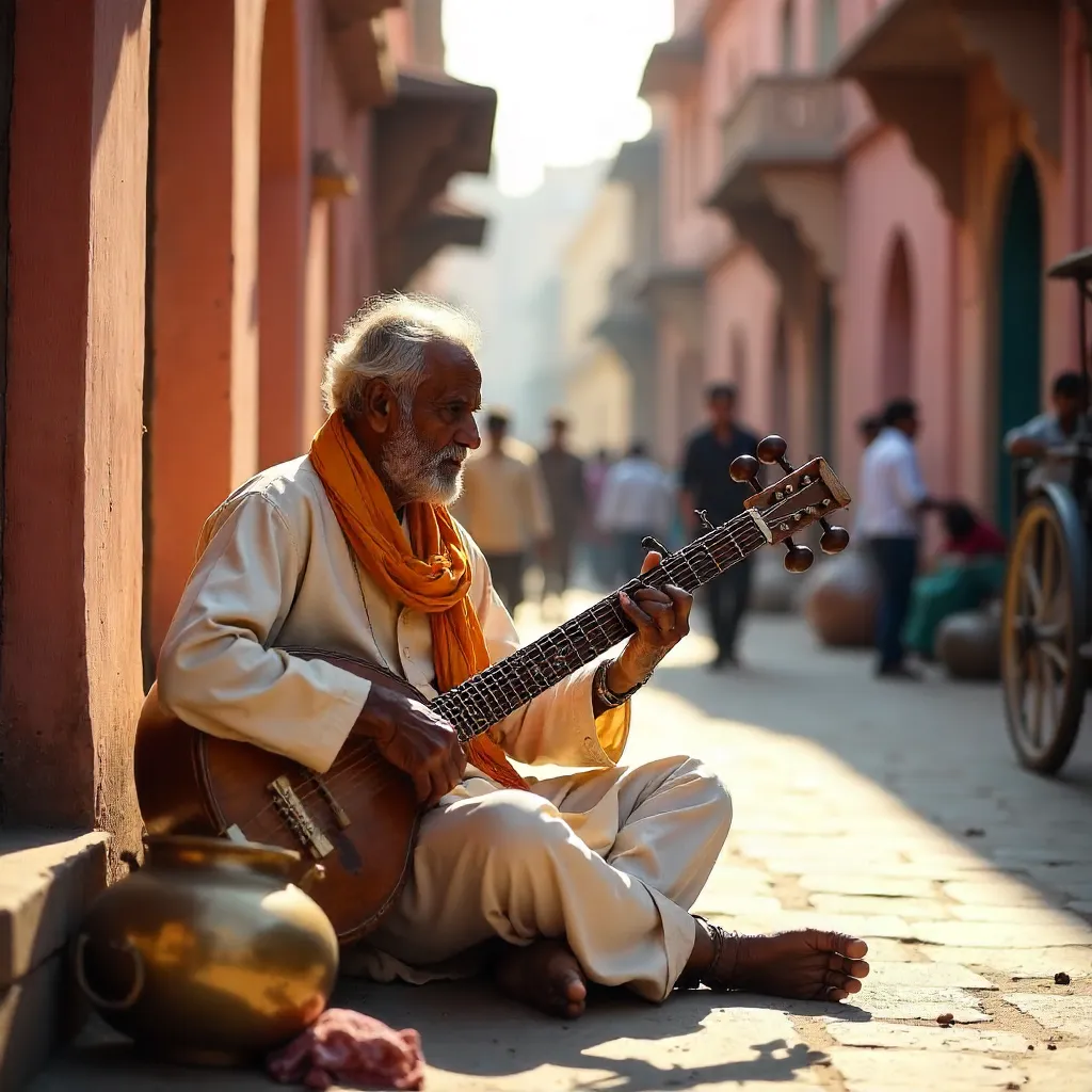 Sarangi Serenade on Jaipur's Pink Streets