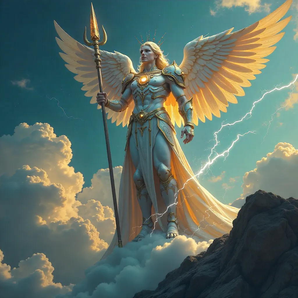 Sentinel of the Sky: A Celestial Guardian in Flight