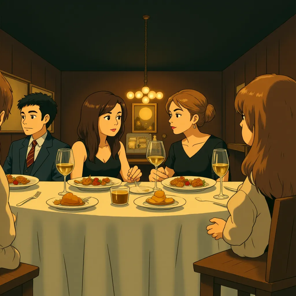 Zoe Saldaña and Karla Sofía Gascón in Emilia Pérez (2024) - Anime style