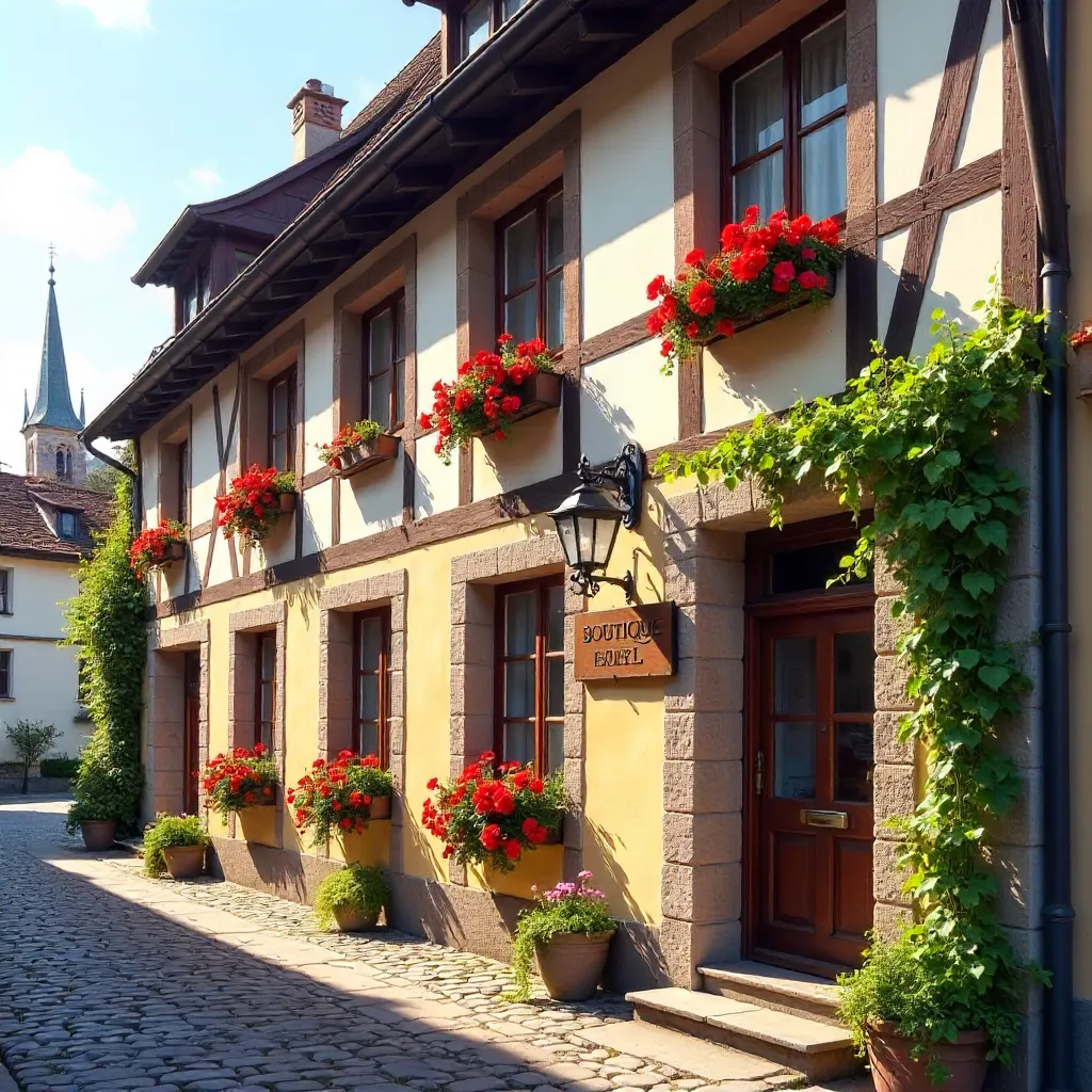 Charming Boutique Hotel Facade in Bernkastel-Kues
