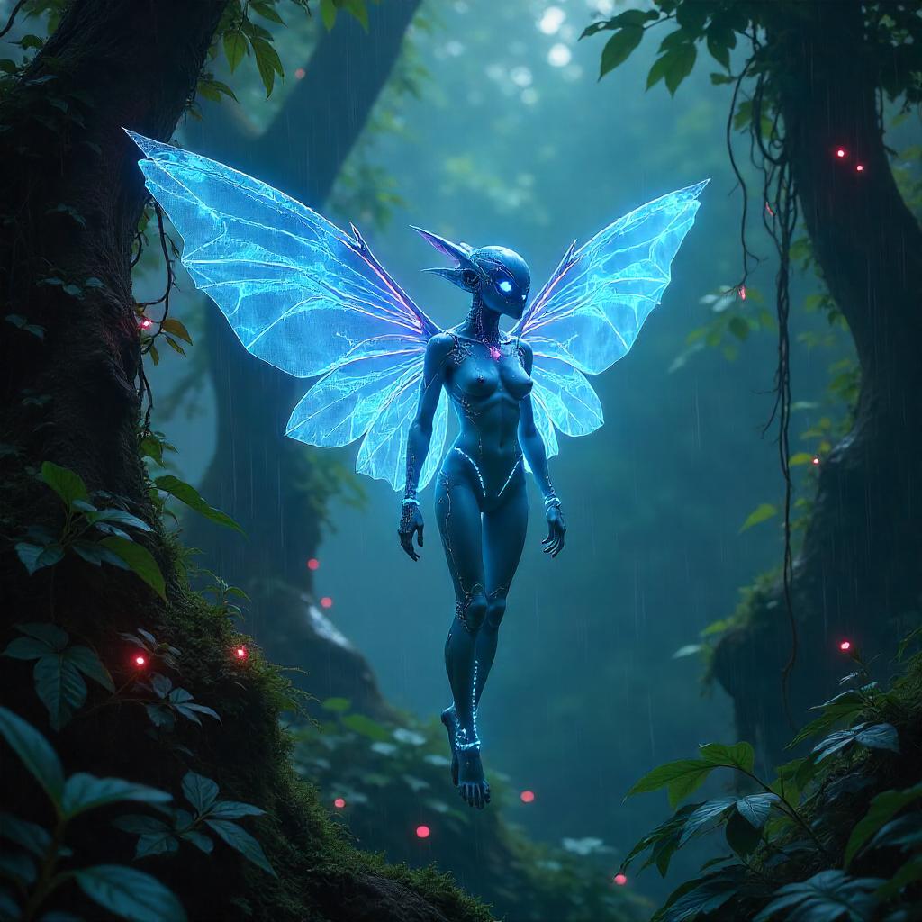 Banshee in Neon Jungle Canopy