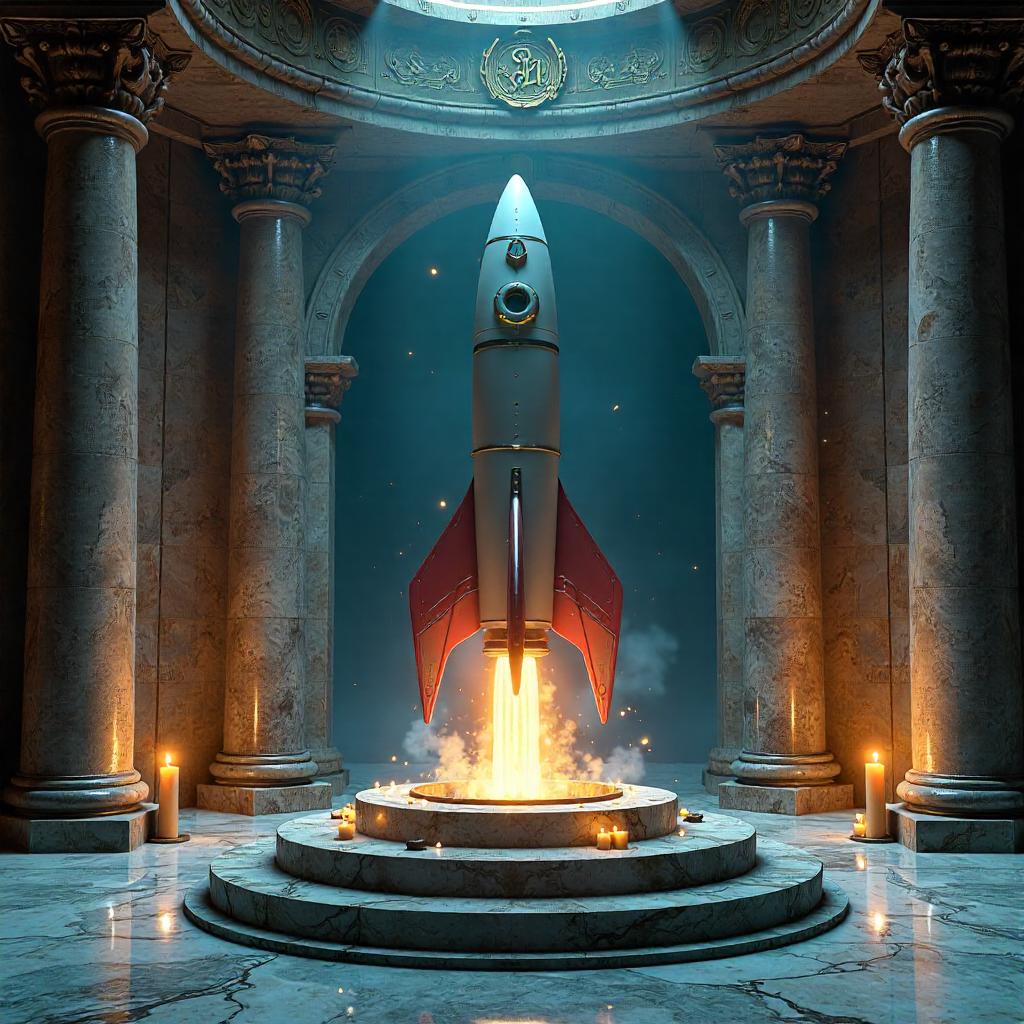 Sacred Rocket: A 3D Shrine Display