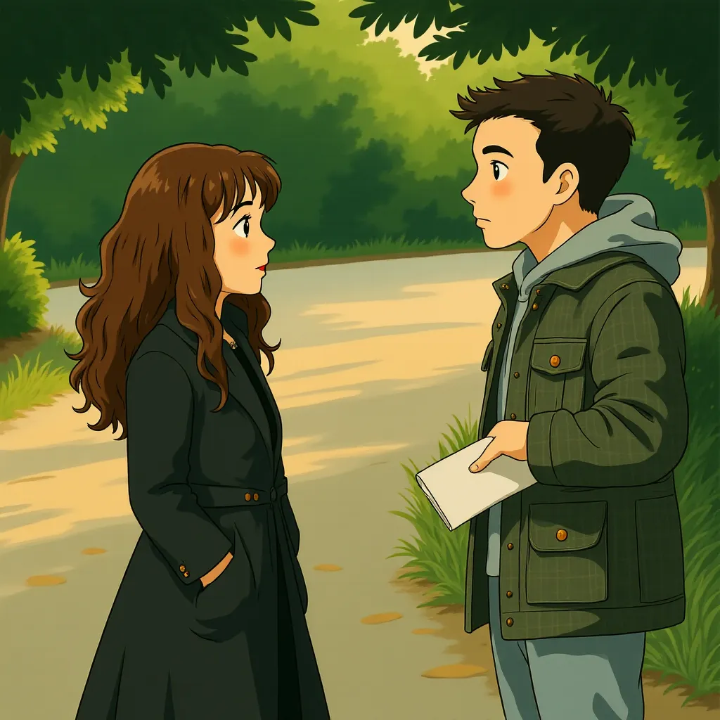Bradley Cooper and Jennifer Lawrence in Silver Linings Playbook (2012) - Anime style
