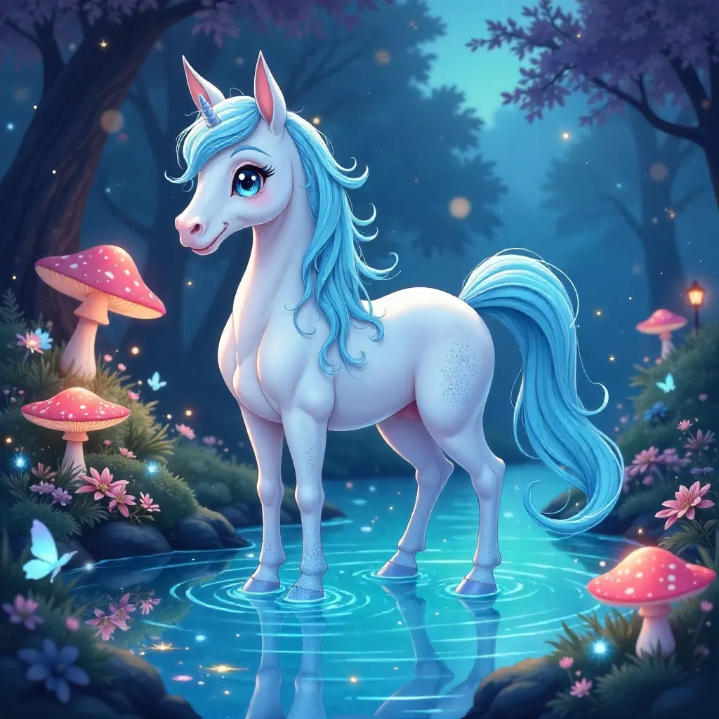 Anime Kelpie in a Fairy Wonderland