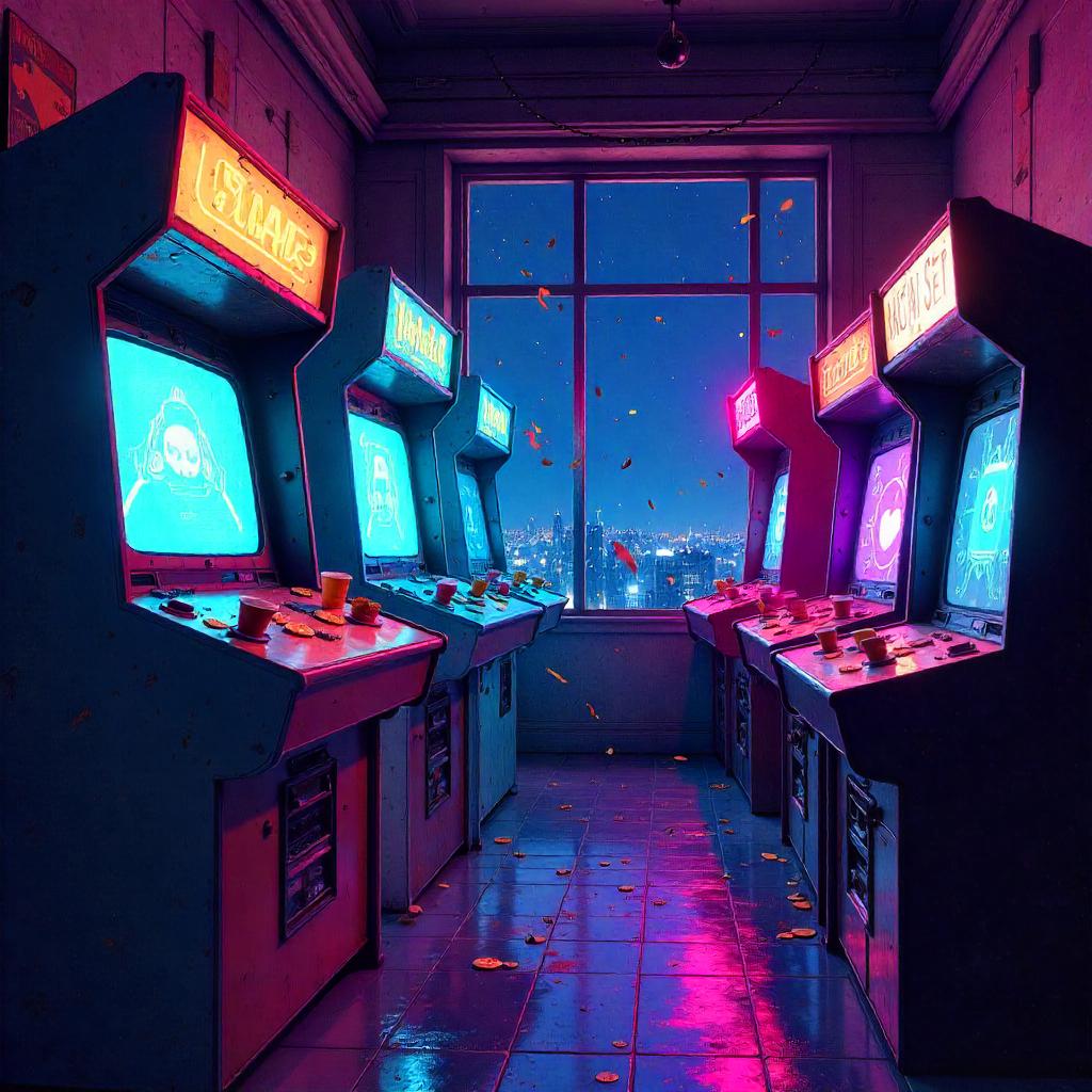 Wind in the Neon Arcade: Digital Dream