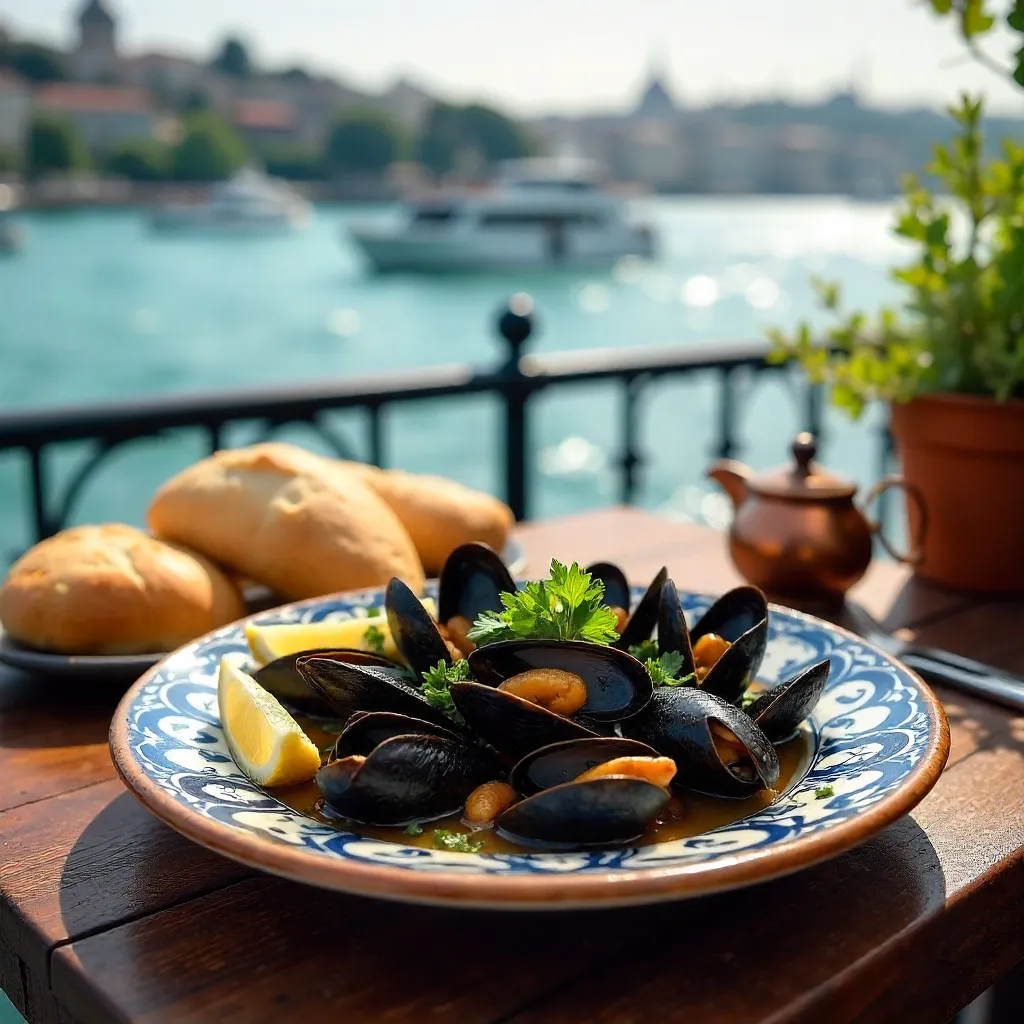 Fresh Mussels by the Bosphorus, Istanbul
