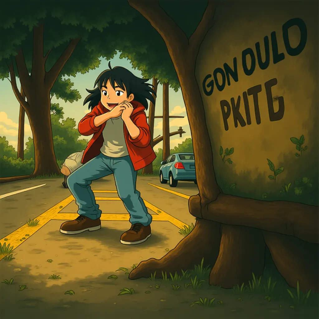 Ryan Gosling in The Fall Guy (2024) - Ghibli style