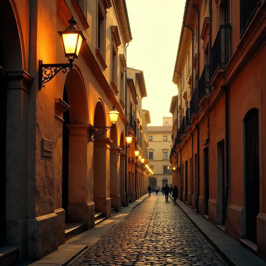 Golden Hour Rome: Lamps and Ancient Arches