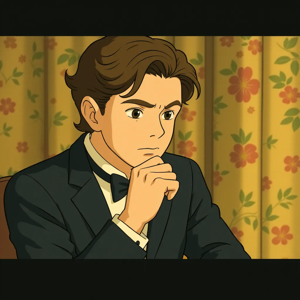 Benedict Cumberbatch in Atonement (2007) - Anime style