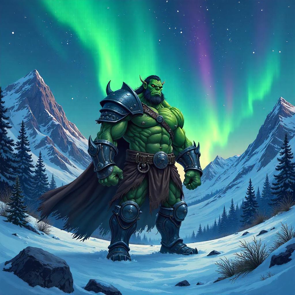 Orc Under the Northern Lights, Anime Style