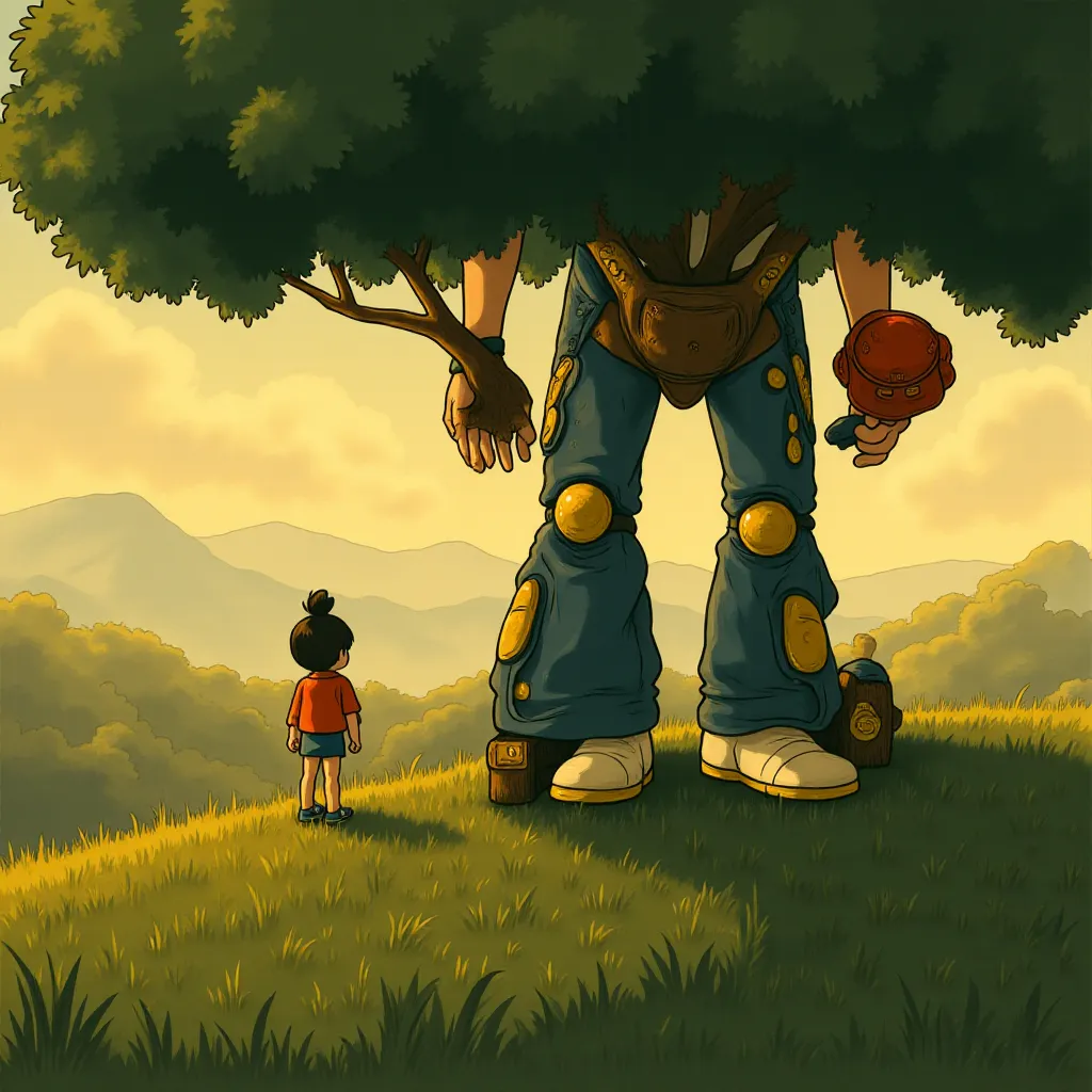 Peter Cullen and Shia LaBeouf in Transformers: Revenge of the Fallen (2009) - Anime style