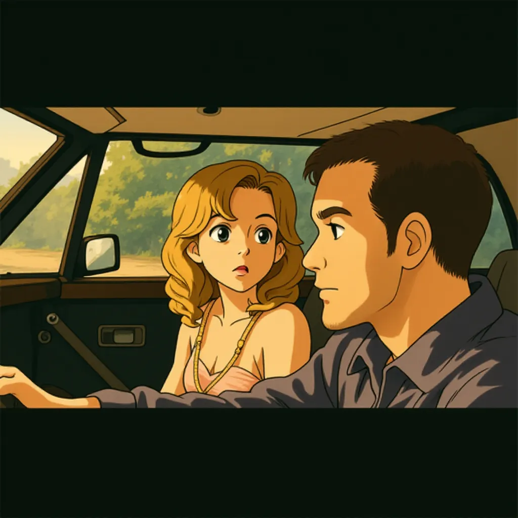 Amy Smart and Jason Statham in Crank (2006) - Anime style