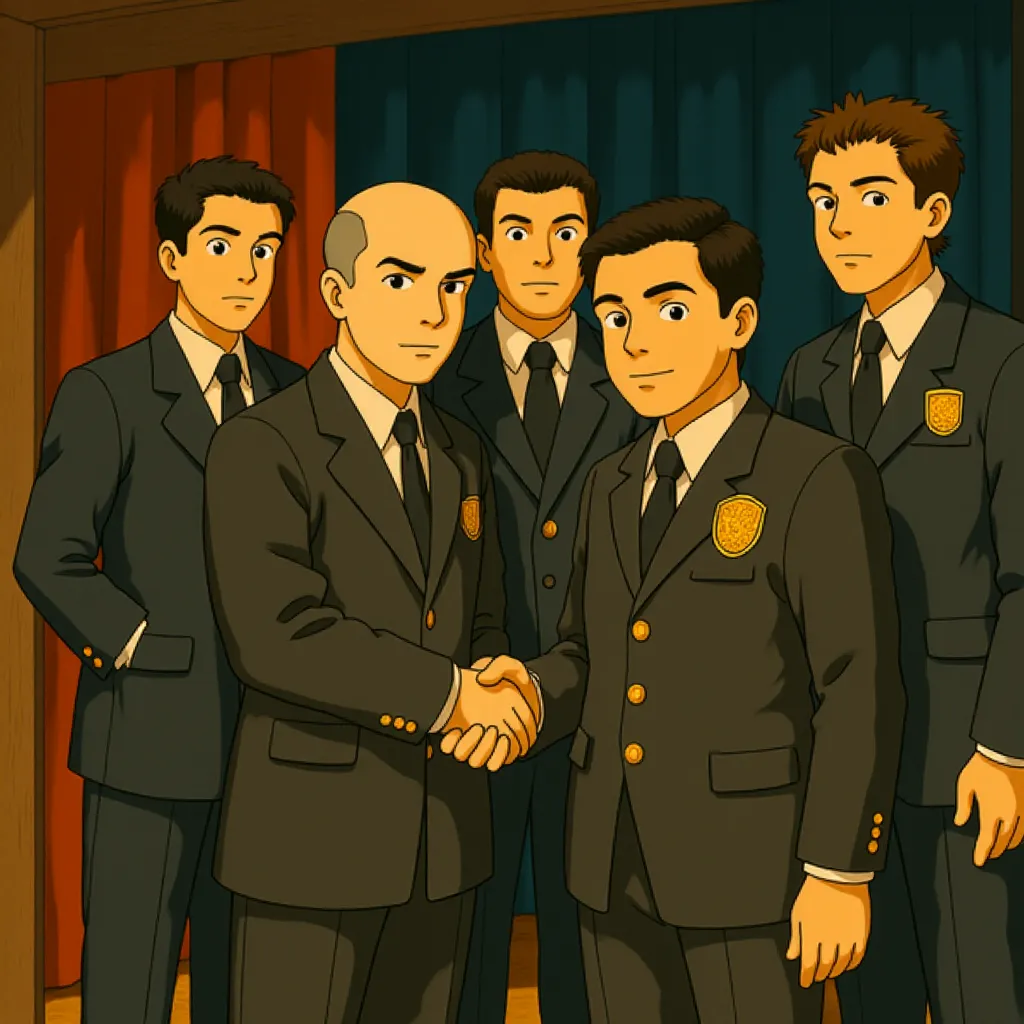 Jake Gyllenhaal and Michael Peña in End of Watch (2012) - Anime style