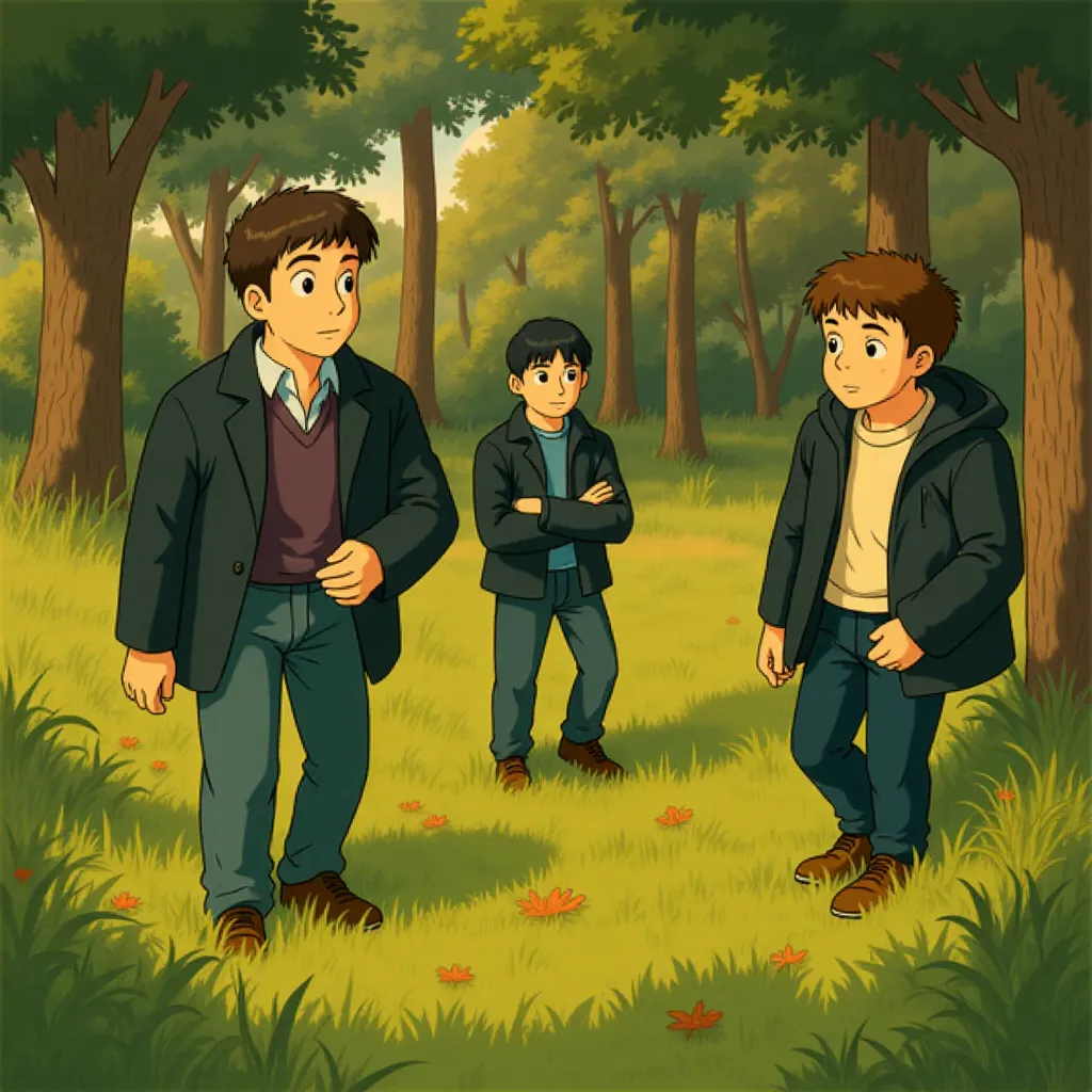 Michael B. Jordan, Dane DeHaan, and Alex Russell in Chronicle (2012) - Anime style