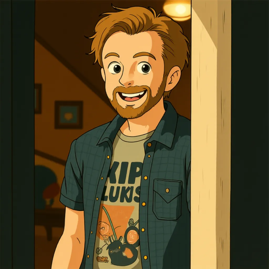 Simon Pegg in Paul (2011) - Anime style