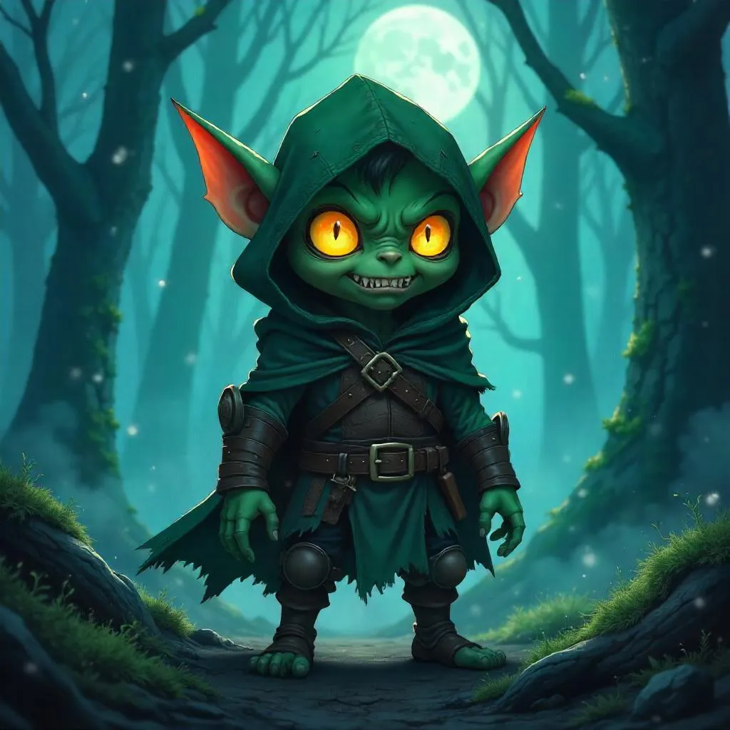 Goblin in Dense Fog, Anime Style
