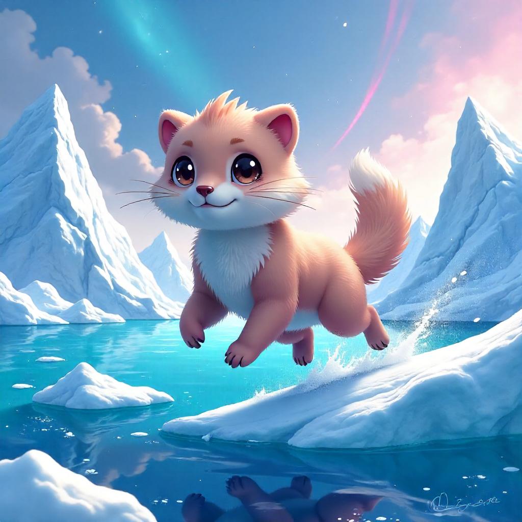 Mongoose in Iceberg Wonderland, Anime Style