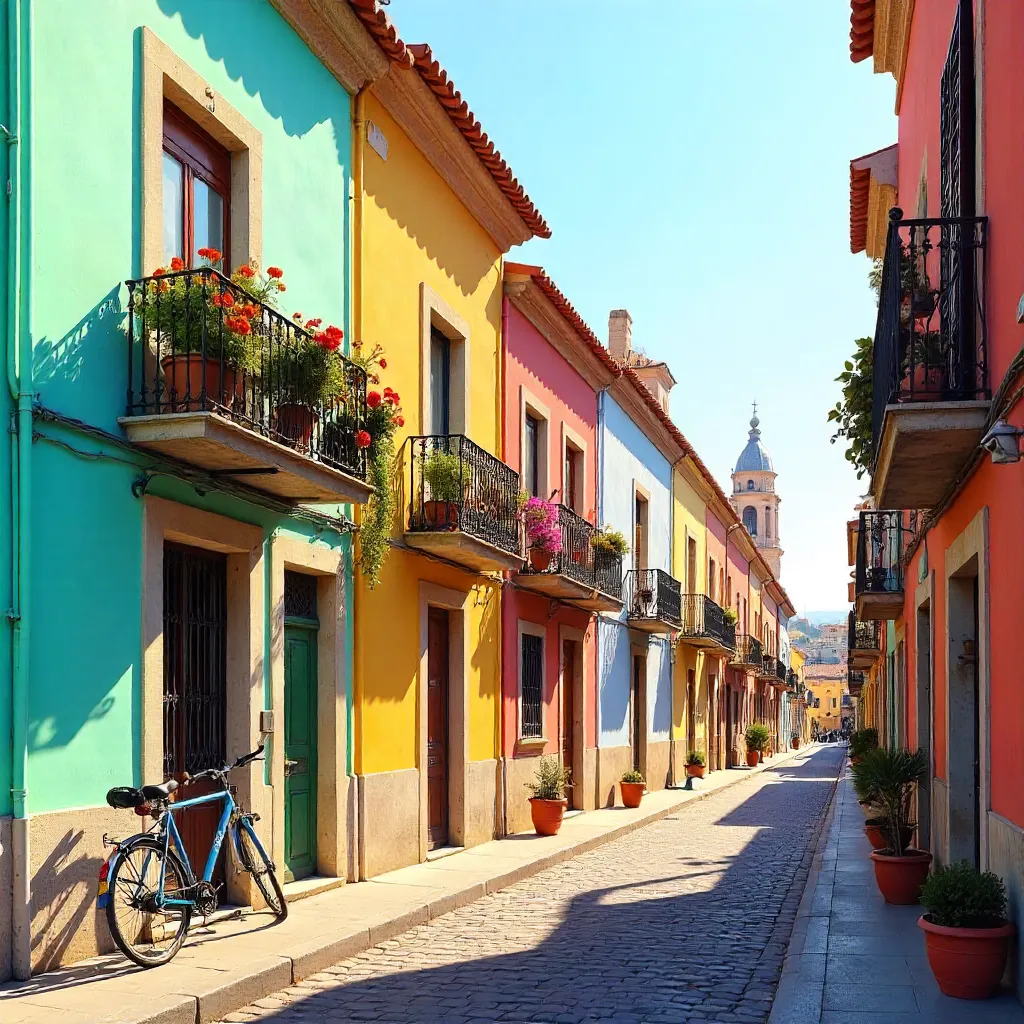 Colorful Valencia Apartments in Mediterranean Style
