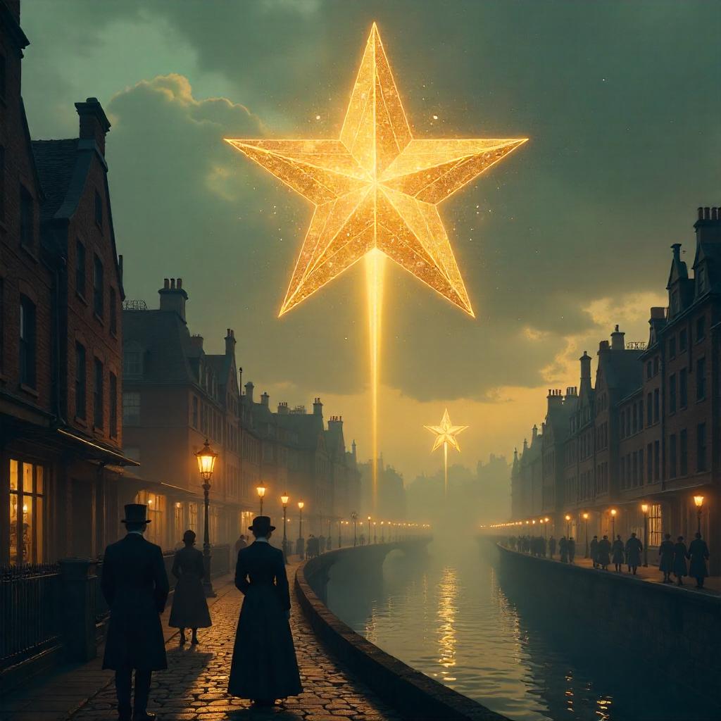 Star Over Victorian London: A Steampunk Concept Art