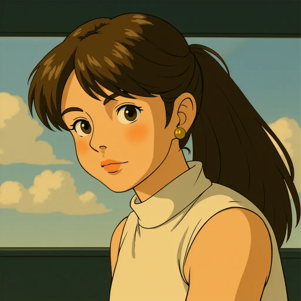 Daisy Edgar-Jones at an event for Twisters (2024) - Ghibli style