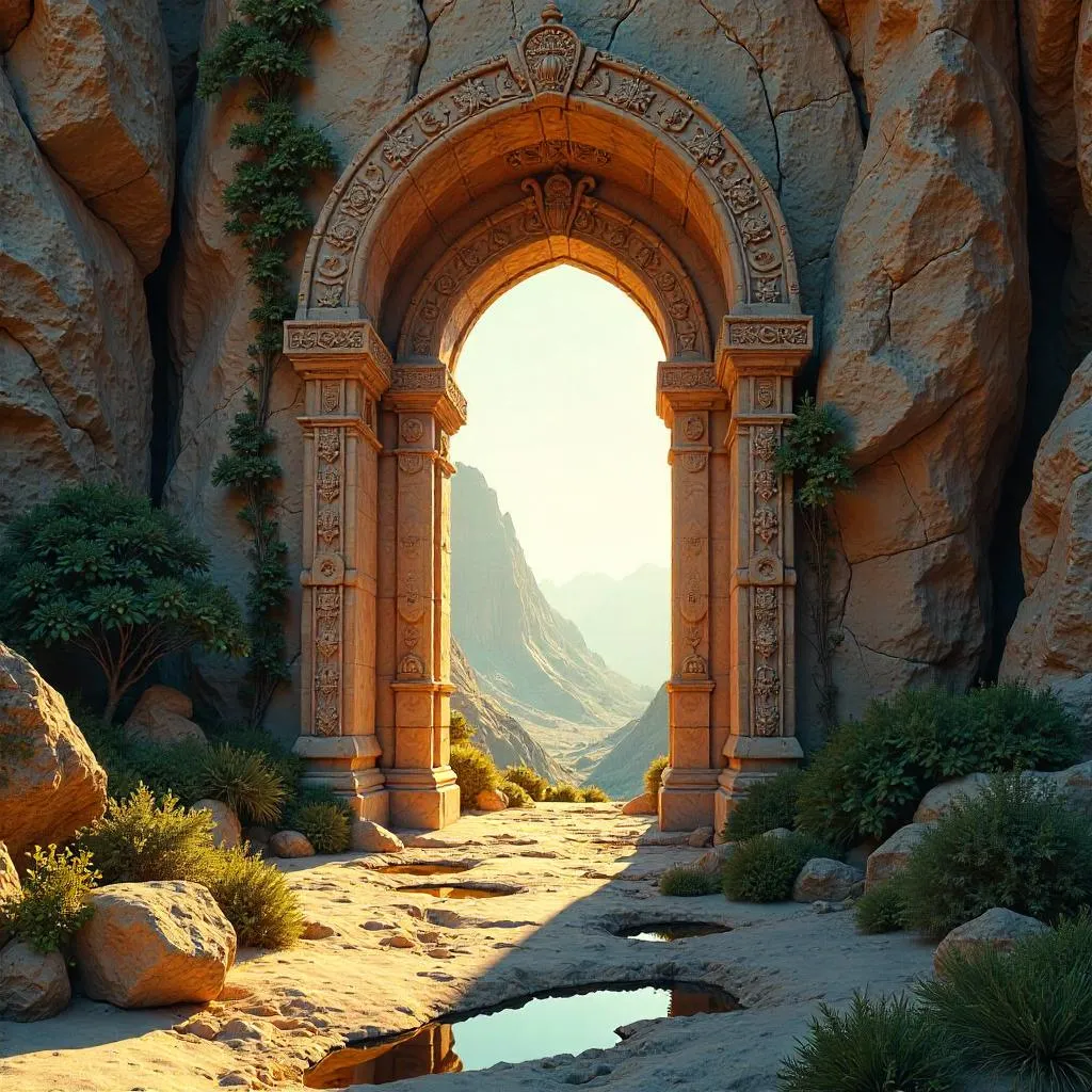 Photorealistic Kaleidoscopic Gateway