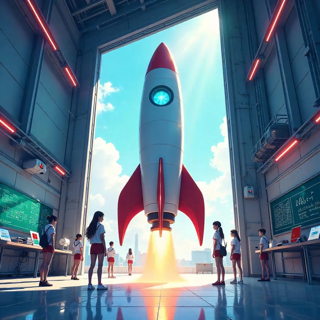 Anime University Rocket: Launch Day in the Halls