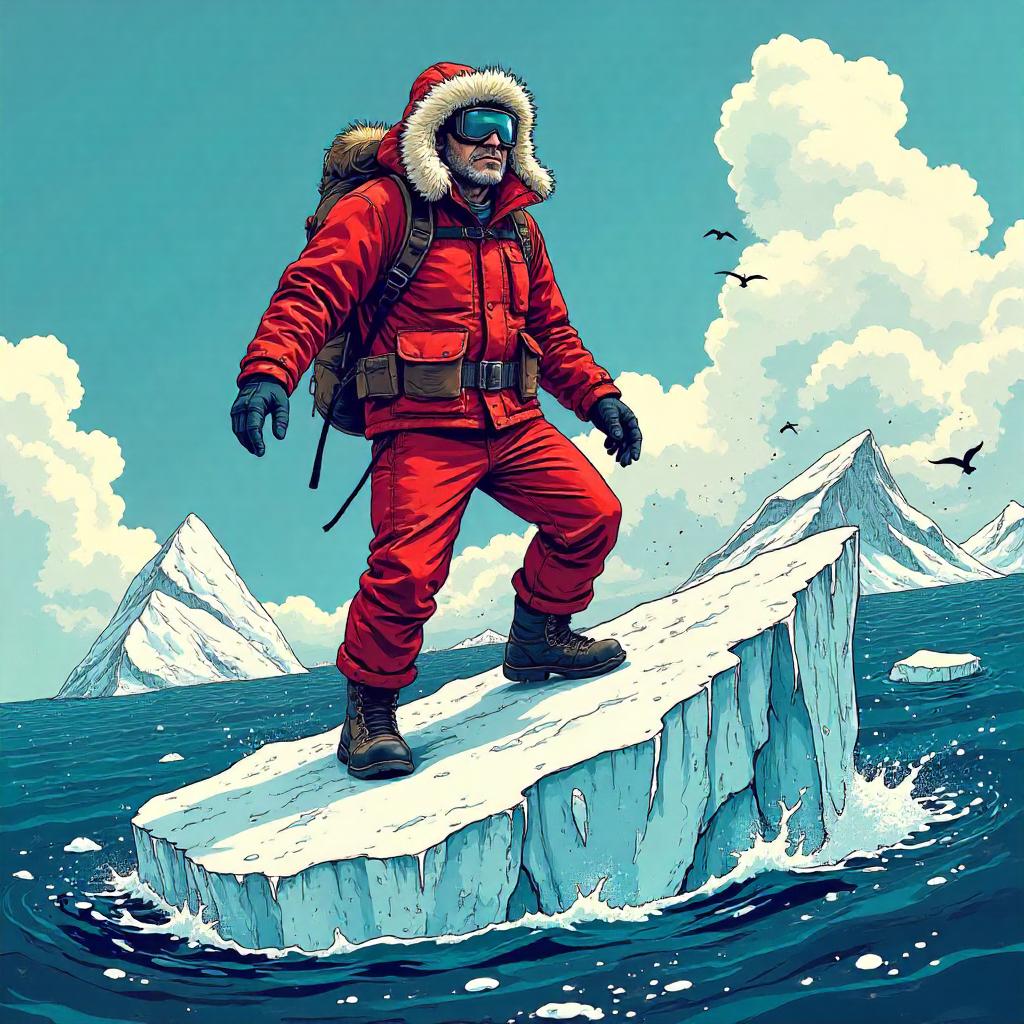 Icebound Explorer: A Comic Book Voyage