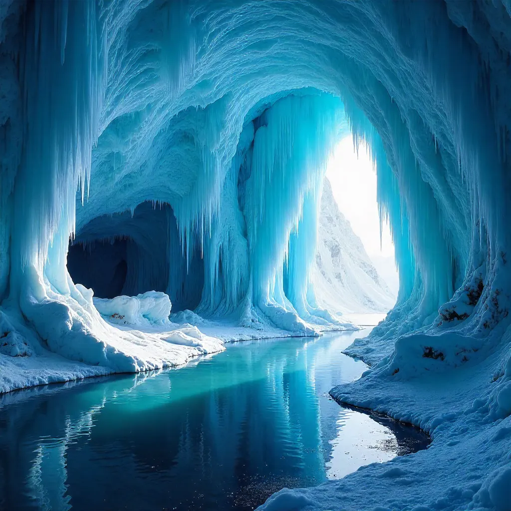 Blue Ice Cave: Nature's Frozen Artistry