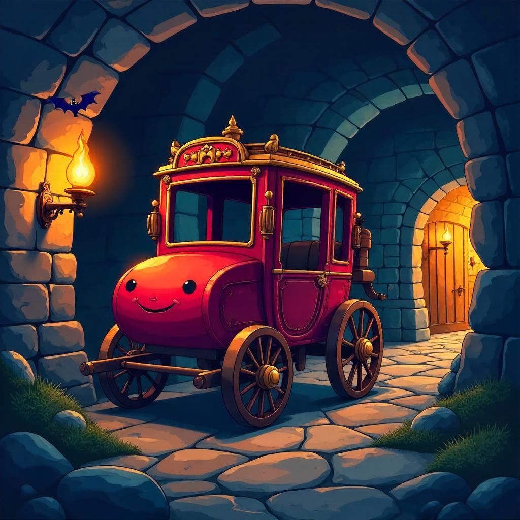 Whimsical Carriage Lost in the Dungeon