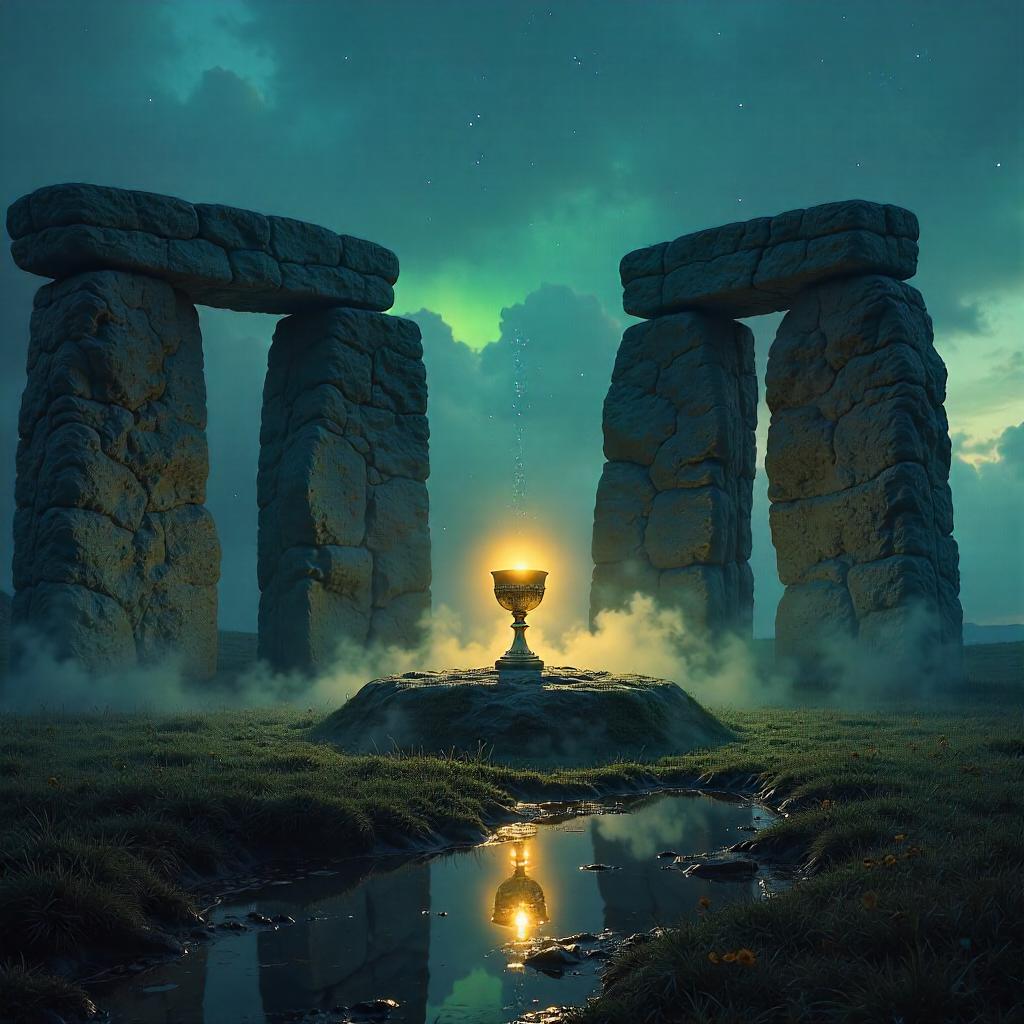 Holy Grail at Stonehenge: Epic Concept Art