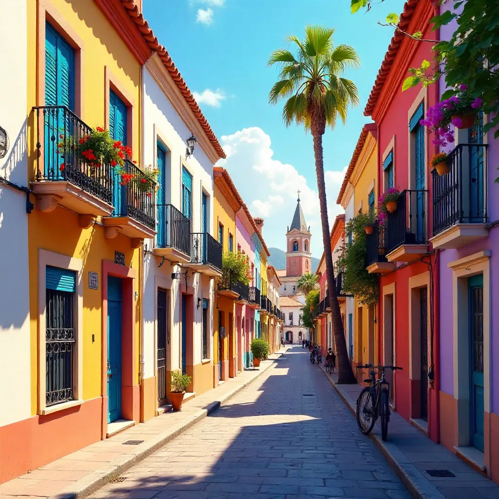 Colorful Valencia Apartments in Mediterranean Style