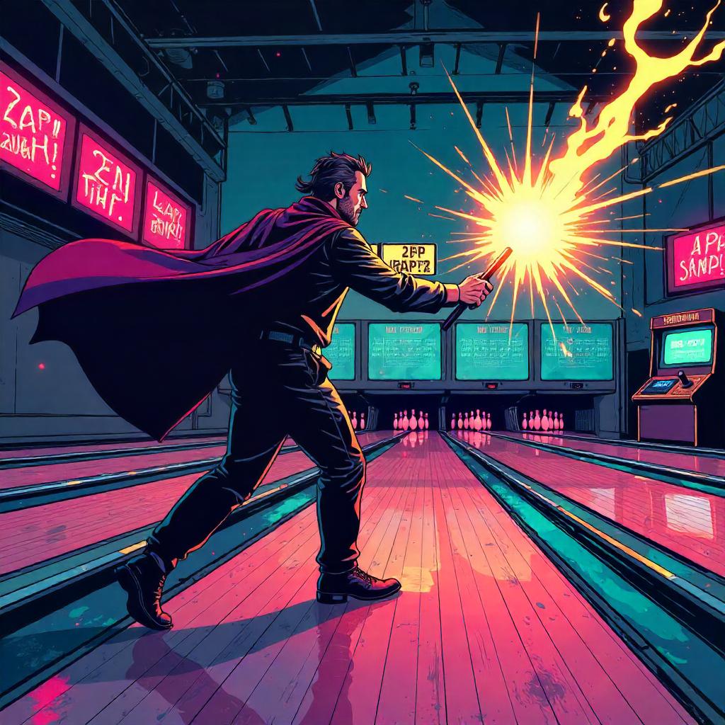 Wizard at the Lanes: A Comic Book Spell