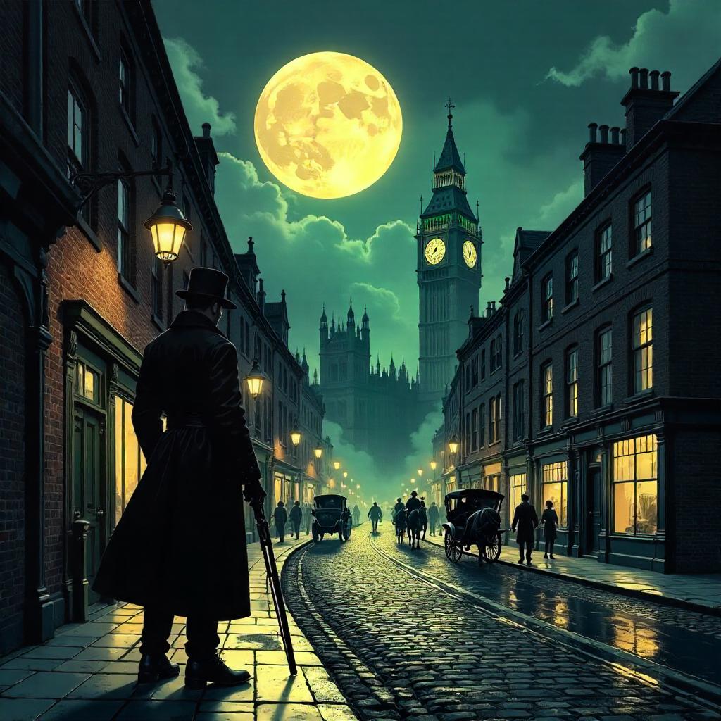 Moonlit London: Victorian Comics Noir